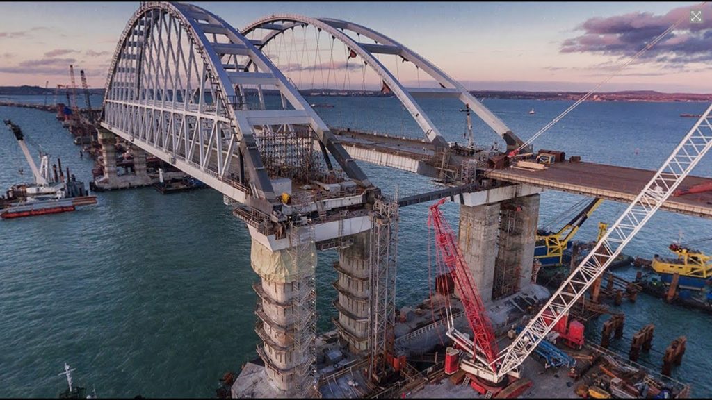 Крымский мост строительство